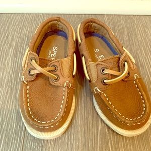 Sperry Top Sider Boat shoes for baby boy- size 5.5